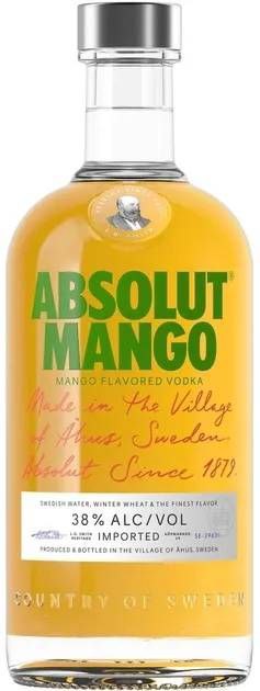 Горілка Absolut Mango 38% 0.7 л